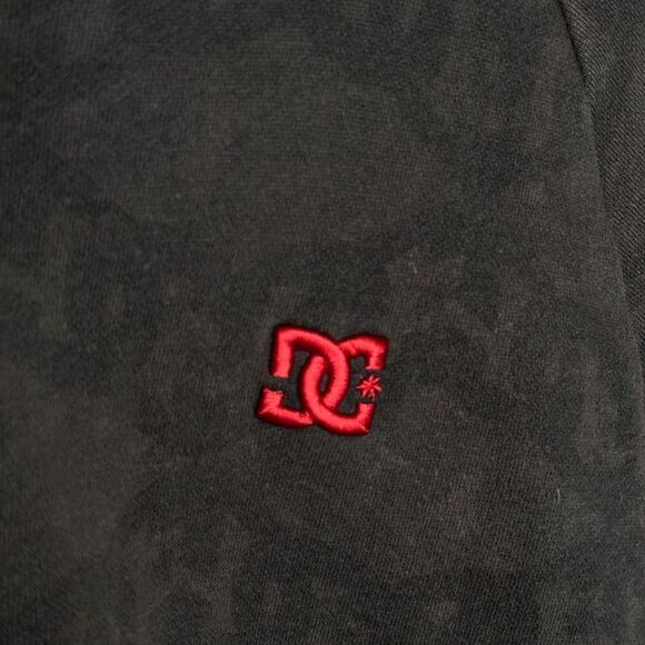 Y2K Grunge DC Reversible Sun Faded Full Zip Hoodie Large - Picture 2 of 7